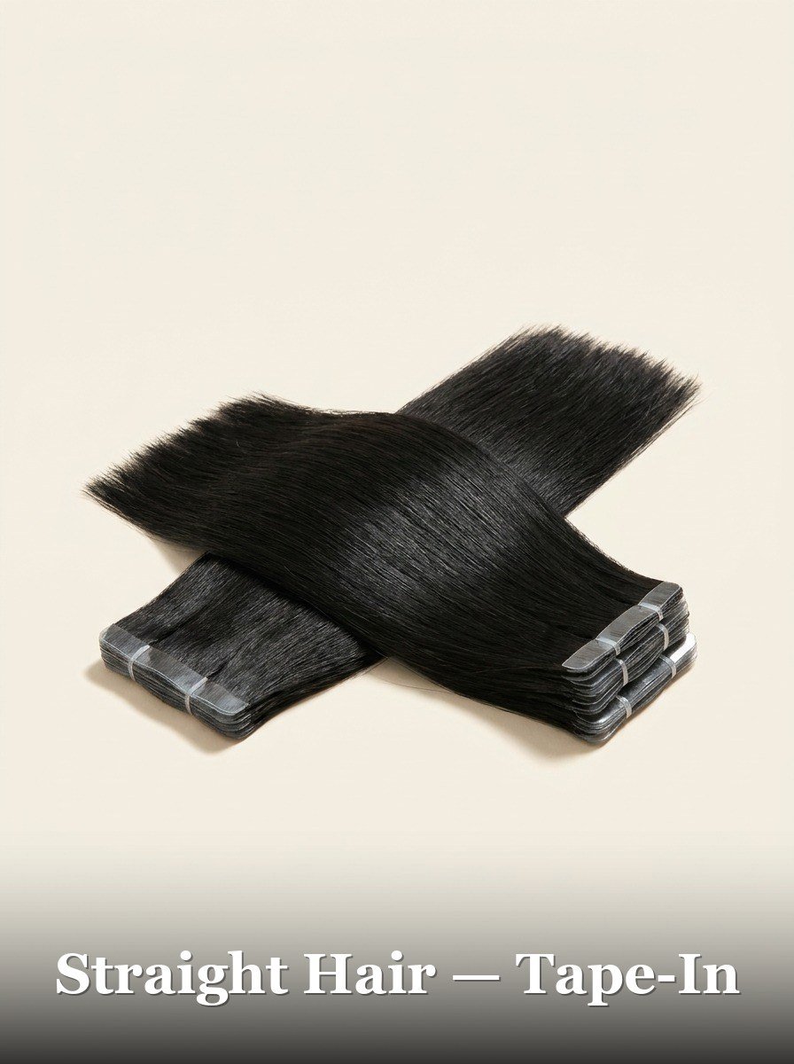 Straight Hair — Tape-In